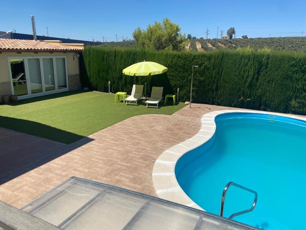 Casa Aries - Villa Con Piscina Privada Linares  Luaran gambar